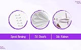 Styloo by bzbee Scrapbook Album 50 Sheets 20x20 cm White Spiral view 2
