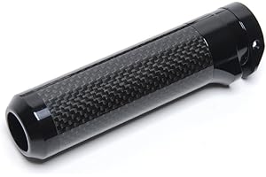 3AMOTOR Dry Carbon Fiber Replacement E-Brake Handle (Black) fit for Subaru BRZ/Scion FR-S/ 2015-2020 Subaru WRX/STi