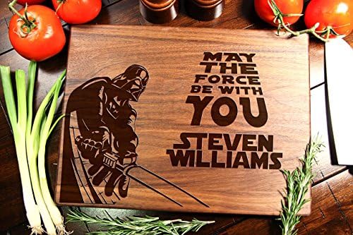 Personalized Cutting Board Engraved Chopping Block - Star Wars