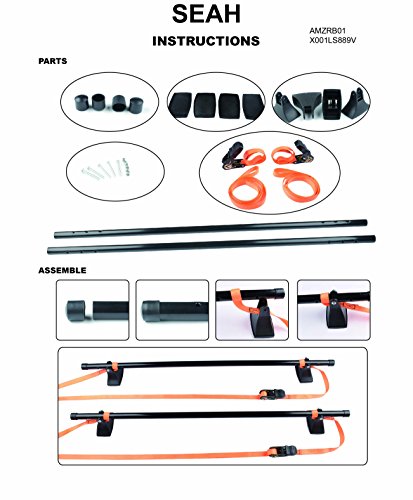 4 Seah+Hardware+Universal+Roof+Cross+bars