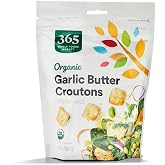 365 by Whole Foods Market, Organic Butter And Garlic Croutons, 4.5 Ounce