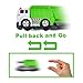 Car Toys-Pull Back Cars and Die-cast Vehicles for Toddlers & Kids (4 Pieces)-Friction Powered-Bright Colored