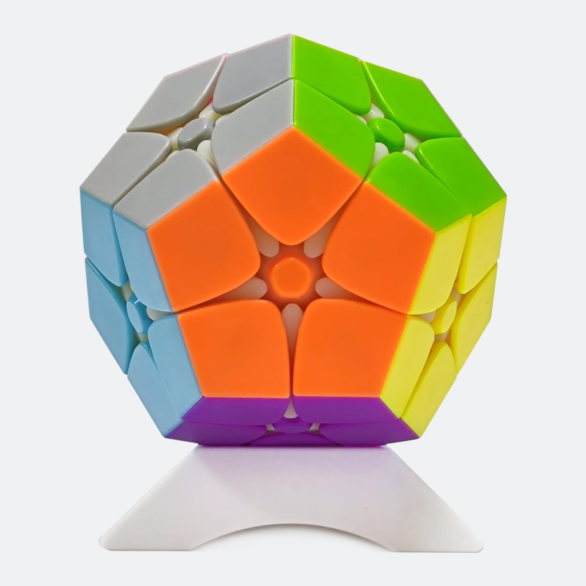 Oostifun ShengShou 2x2 Megaminx Dodecahedron 3D Magic Puzzle Cube 2x2x12 Gigaminx megaminx Cube 12 Surface Stickerless