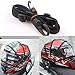 60cm Motorcycle Strength Retractable Helmet Luggage fixed Elastic Rope Strap With 2 Hooks