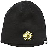 NHL Boston Bruins '47 Beanie Knit Hat, Black, One Size