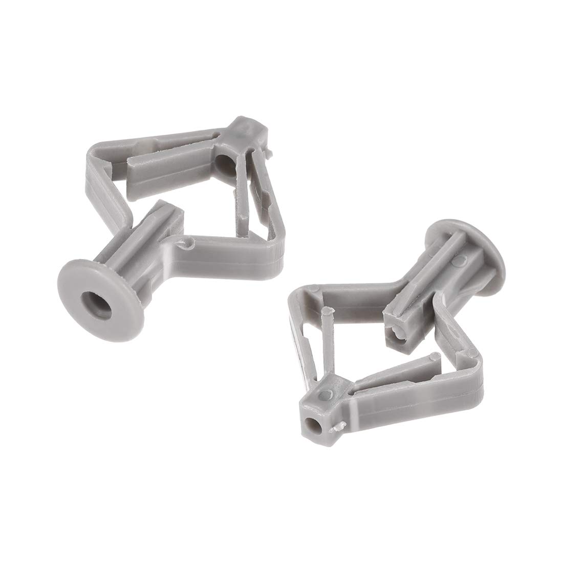 sourcing map 10x50mm Plastic Expansion Tube for Hollow Drywall Gray 20pcs