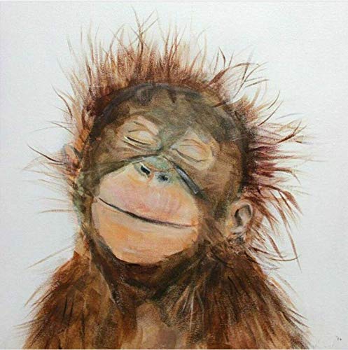 Lidiper 5D Diamond Painting Kits, DIY Diamond Painting Cross Stitch Full Drill Crystal Rhinestone Painting Embroidery Paintings Pictures Arts Craft for Home Wall Decor (Monkey 30 x 30CM) โ image 1
