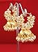 MUCH-MORE Bollywood Ethnic Fashion Gold Tone Faux Pearl Polki Bali Jhumki Earring Indian Traditional Jewelry For Women (6008) B