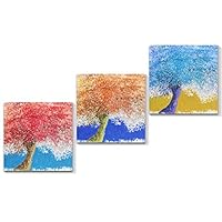 3 Piece Canvas Wall Art Abstract Color Canvas Prints Home Artwork Decoration for Living Room,Bedroom - 12
