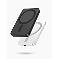 Miady 2-Pack MagSafe-Compatible Portable Charger, 5000mAh Mini Magnetic Power Bank, Compact 5W Wireless Battery Pack for iPhone 16/15/14/13/12