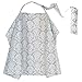 Wsky Nursing Cover - Baby Best Breastfeeding - Infant Feeding Cover - Full Coverage, 100% Breathable Soft Cotton, Stylish and Elegant