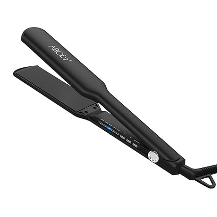Abody Glätteisen, Professionelles Haarglätter mit Breiter 44,5 mm Platte PTC Keramik Turmalin Einstellbare Temperatur 150°C-2