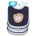 Luvable Friends Unisex Baby Cotton Terry Drooler Bibs with PEVA Back, Baseball, One Size