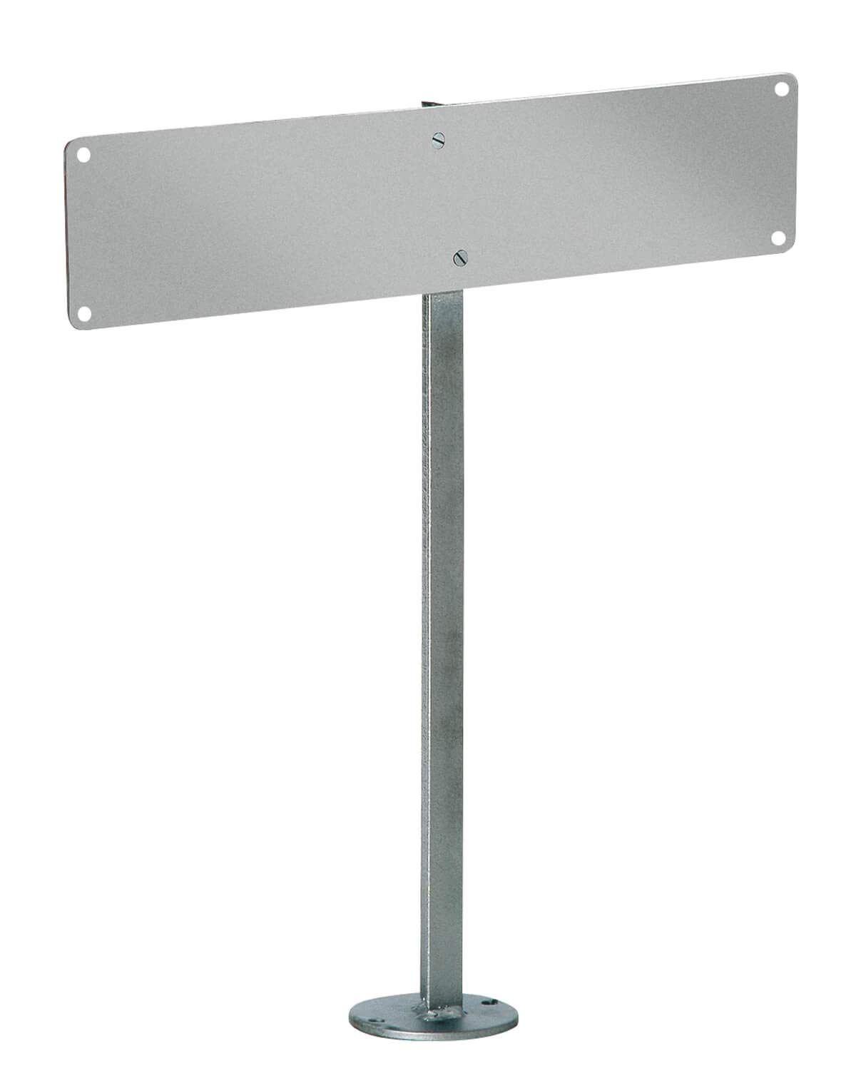 GAH-Alberts 690663 Screw-On License Plate Stand Hot Dip Galvanised Surface 550 mm