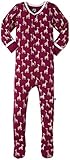 Kickee Pants Girls' Baby Footie, Melody Giraffe, 2T
