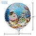 King&Pig 12pcs/Set Different Christams Foil Mylar Helium Aluminum Film Balloons for Party Brithday Festival Christmas Decorations