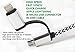 HIgh speed sync & charger 2Dual Tip Nylon Braided USB Cable 3 pack 3ft 6ft 10ft 2 in 1 Micro USB +8 Pin Lightening Connector tip 2.4A for apple iPod iPhone iPad & Samsung Tablet Galaxy Devices Cameras