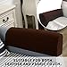 Hanhao Armrest Cover Ultra Thick and Soft Spandex Stretch Pixel Arm Cover for Recliners Sofas Chairs Loveseats Elastic Anti Slip Furniture Armrest Protector for Couch Set of 2 (Chocolate)