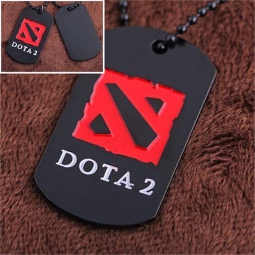 Fashion Boy DOTA2 Pendant Mens metal necklace pendant game Dota 2 with Chain