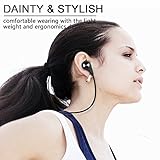 Bluetooth Headphones, HC Wireless Bluetooth Earbuds Headset Earphones Noise Cancelling,Running, Exercise,Hiking Sports;Sweatproof. Suitable for IOS & Android Devices