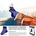 SB SOX Compression Foot Sleeves for Men & Women - Best Plantar Fasciitis Socks for Plantar Fasciitis Pain Relief, Heel Pain, and Treatment for Everyday Use with Arch Support (Navy, Small)