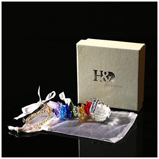 H&D 30mm Chandelier Crystals Ball Prisms Rainbow Octogon Chakra Suncatcher - Thumbnail 2