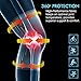NEWZILL Compression Knee Brace for Knee Pain - Braces and Supports Knee for Pain Relief, Meniscus Tear, Arthritis, Injury, Running, Joint Pain, & Support - BEST Knee Sleeve (Black/Blue, Medium)