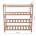 STNDRD. Bamboo Wood Shoe Rack Organizer, Stylish Shoe Rack Made from Sustainable Bamboo (1-Pack)