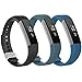 GreenInsync Compatible Fitbit Alta Bands, Replacement Fitbit Alta Accessory Band Small Fitbit Alta/Fitbit Alta HR/Fitbit Ace Wristbands Metal Clasp Ultrathin Fastener (3pack)