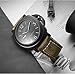 iStrap 22mm 24mm 26mm Watch Band Vintage Calf Leather Strap Brushed Silver Black Steel Buckle for Panerai Radiomir Luminor
