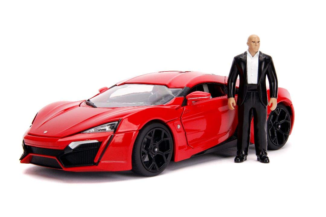 Jada Toys Lykan Hypersport + Dom Figure Fast and Furious 7-1/18