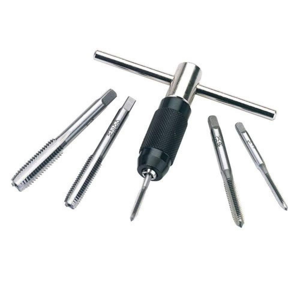 Draper 79202 6-Piece Metric Tap and Holder Set
