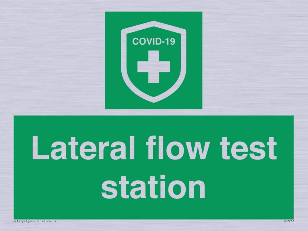 Viking Signs SH7263-A5L-S Lateral flow test station, 150.0 mm*200.0 mm*1.0 mm