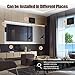 TV Antenna - HDTV Antenna Support 4K 1080P, 60-120 Miles Range Digital Antenna for HDTV, VHF UHF Freeview Channels Antenna with Amplifier Signal Booster, 16.5 Ft Longer Coaxial Cable