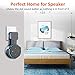 Matone Outlet Wall Mount Holder for Dot 3rd Generation & Mi AI, A Space-Saving Solution for Your Smart Home Speakers, Clever Dot Accessories with Cord Arrangement Hide Messy Wires - Black