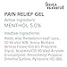 Pain Relief Cream with Menthol and Arnica - Cooling Gel Medication for Back, Knees, Elbows, Muscles, Arthritis & More - Powerful Anti Inflammatory Treatment for Lasting Relief - InstaNatural - 2 OZ