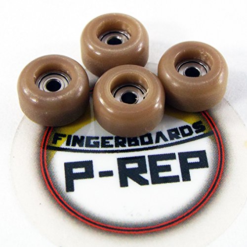 P-REP Fingerboard CNC Lathed Bearing Wheels - Coffee