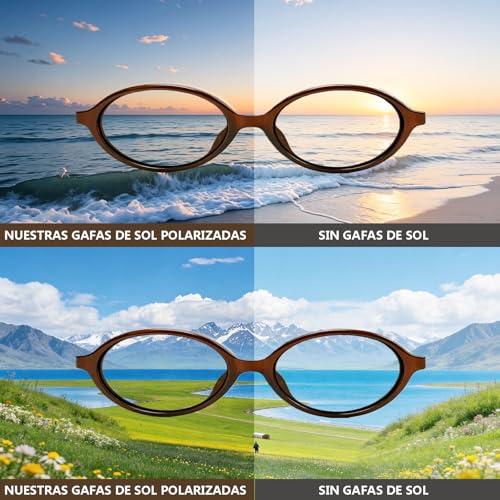 3 Piezas lentes de sol ovalados mujer,Gafas de Sol Mujer Retro Moda,Gafas de Sol Retro Ojo de Gato, Gafas Estrechas Ligeras de los 90 Lentes, Adecuado para conducir, viajar y practicar deportes