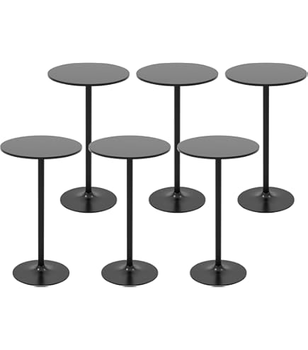 Amazon.com: Giantex 6-Pack 2-in-1 Bar Table with Detachable Pole