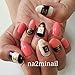 5 Sheets Self Adhesive Nail Art Stickers Decal Luxury Nail Designers Nails Logo Nail Decal...