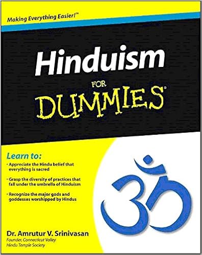 Hinduism For Dummies Paperback by Amrutur V. Srinivasan