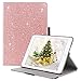 iPad 2017/2018 iPad 9.7 inch Case,BENTOBEN Glitter Sparkle 360 Degree Stand Smart Cover Stylus Holder Auto Wake/Sleep Luxury Faux Leather Protective Case for iPad 9.7 Inch (6th Gen/5th Gen), Rose Gold