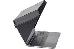 PHILBERT DANISH DESIGN Philbert Design - 4 in 1 Laptop Screen Shade Slim Hood : Sun Shade | Privacy | Heat Protection | Contrast Enhancement. 12”/13”/14” Laptops - Universal. Lightweight, Simple. Patent D790551 - Black