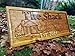 Personalized Cabin Sign Custom Wood Sign Rustic Cabin Decor Personalized Man Cave Sign Established Gift Camper Sign Lake House Sign Cottage Plaque Wooden Wall Décor Deer Home Decor