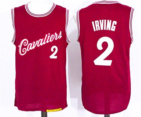 Mens Cleveland Cavaliers Kyrie Irving #2 2016 Christmas Basketball Jersey Red XL
