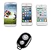 Spark Electronics Bluetooth Wireless Remote Control Camera Shutter Release Self Timer for iPhone 5 5s 5c 4s 4, iPad 5 4 3 iPad Air Mini, Samsung Galaxy S4 S3 Note 3 2, Android Phone (Black)