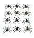 U.S. Toy Painted Spiders : Package of 12, Black