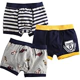 Vaenait Baby Toddler Kids Boys Boxer Brief 3-Pack Underwear Set Grand Prize