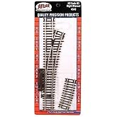 Code 83 Nickel Silver Manual Snap Switch Right HO Scale Atlas Trains