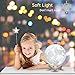 LOFTEK 7.1-inch 3D Moon Lamp, Cool Mood Lamp with Stand, Touch Control Night Light for Kids, 5V USB Fast Charging, Perfect Choice for Kids Lover Birthday Gifts (Warm and Cold Light)